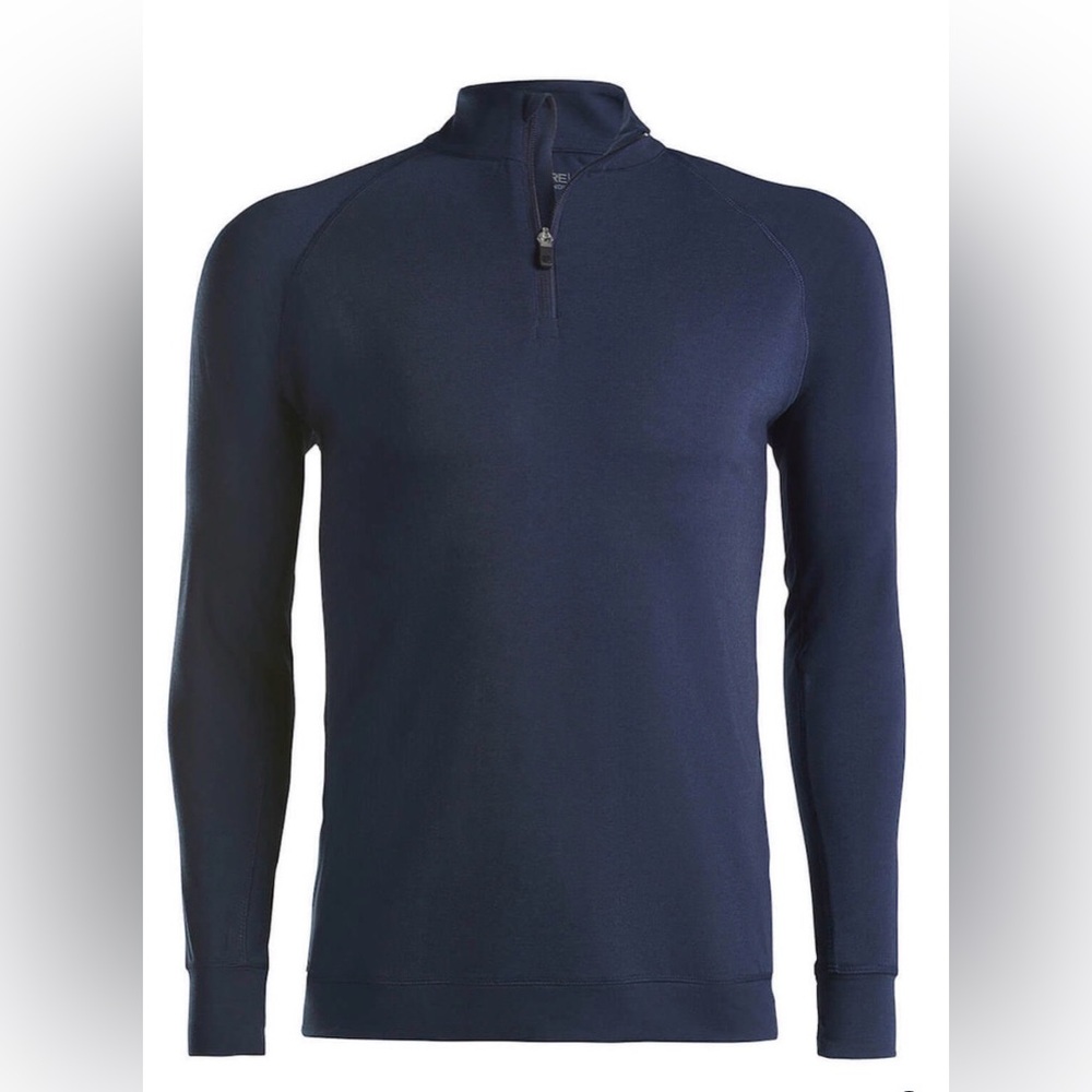 G/FORE Twilight Luxe Staple Midlayer  1/4 Zip Pullover Blue Large NWT